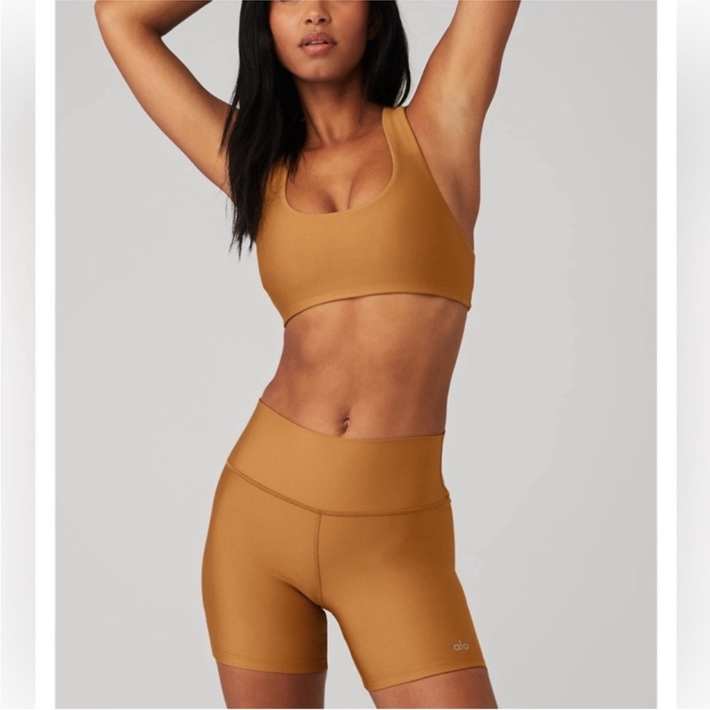 ALO Yoga Tan Sports Bra Intimates